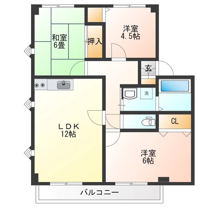 優泰佳ガーデンコートの物件間取画像